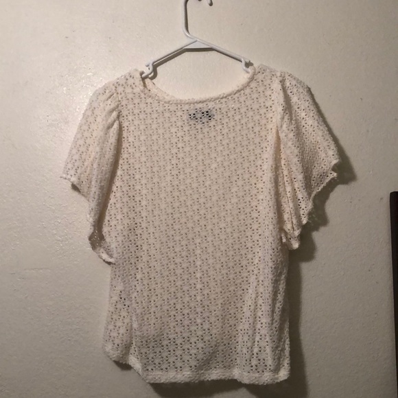 Madewell – Texture & Thread Eyelet Flutter Top - Picture 5 of 6